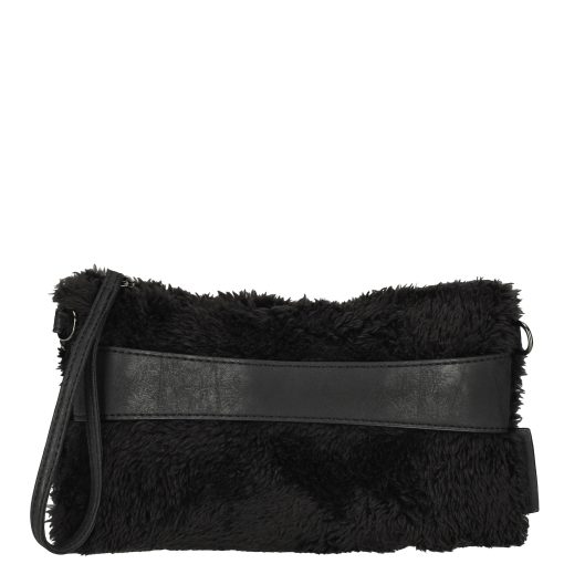 Enrico Benetti Teddy Clutch/Crossbody - 66705 - Zwart