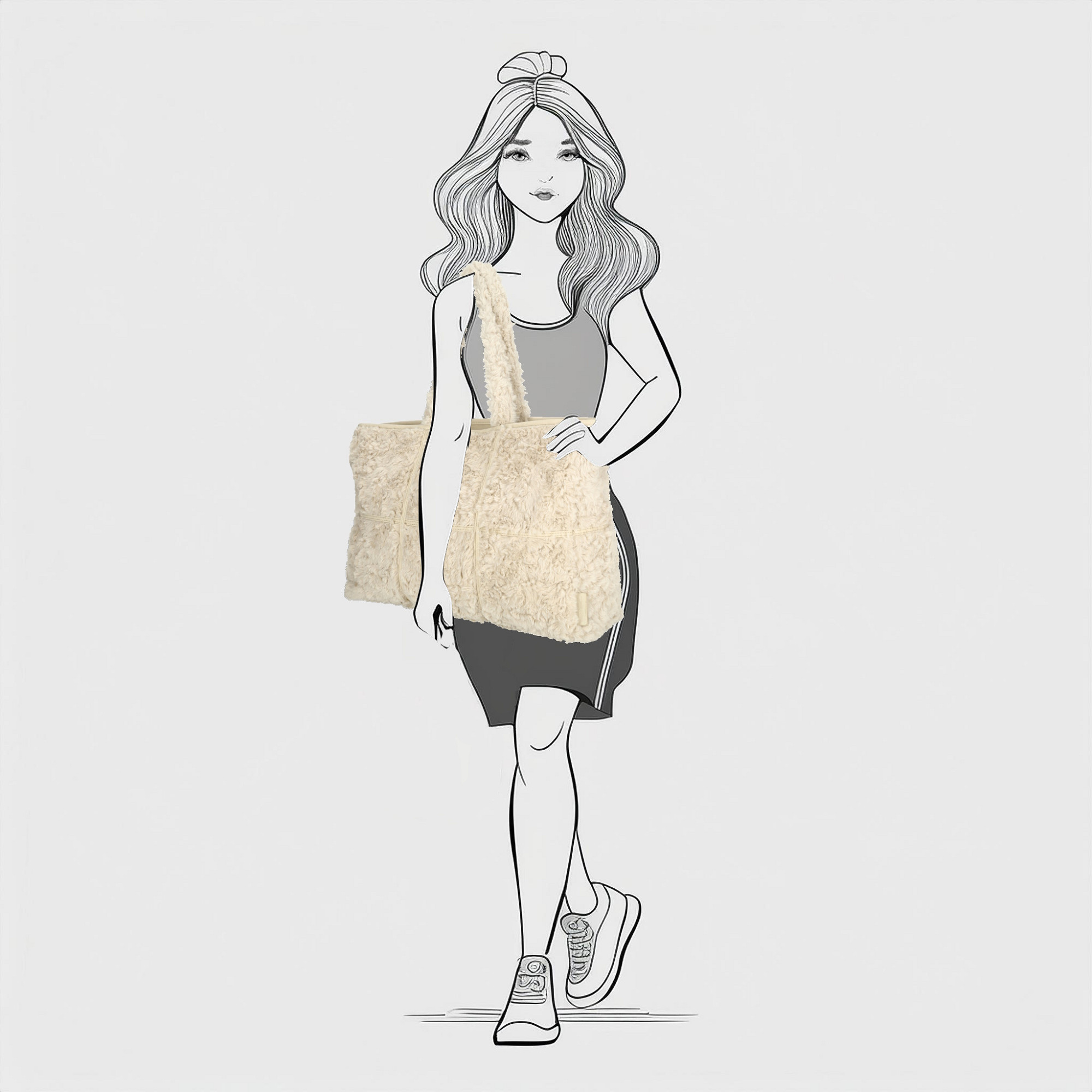 Fay Shopper off white