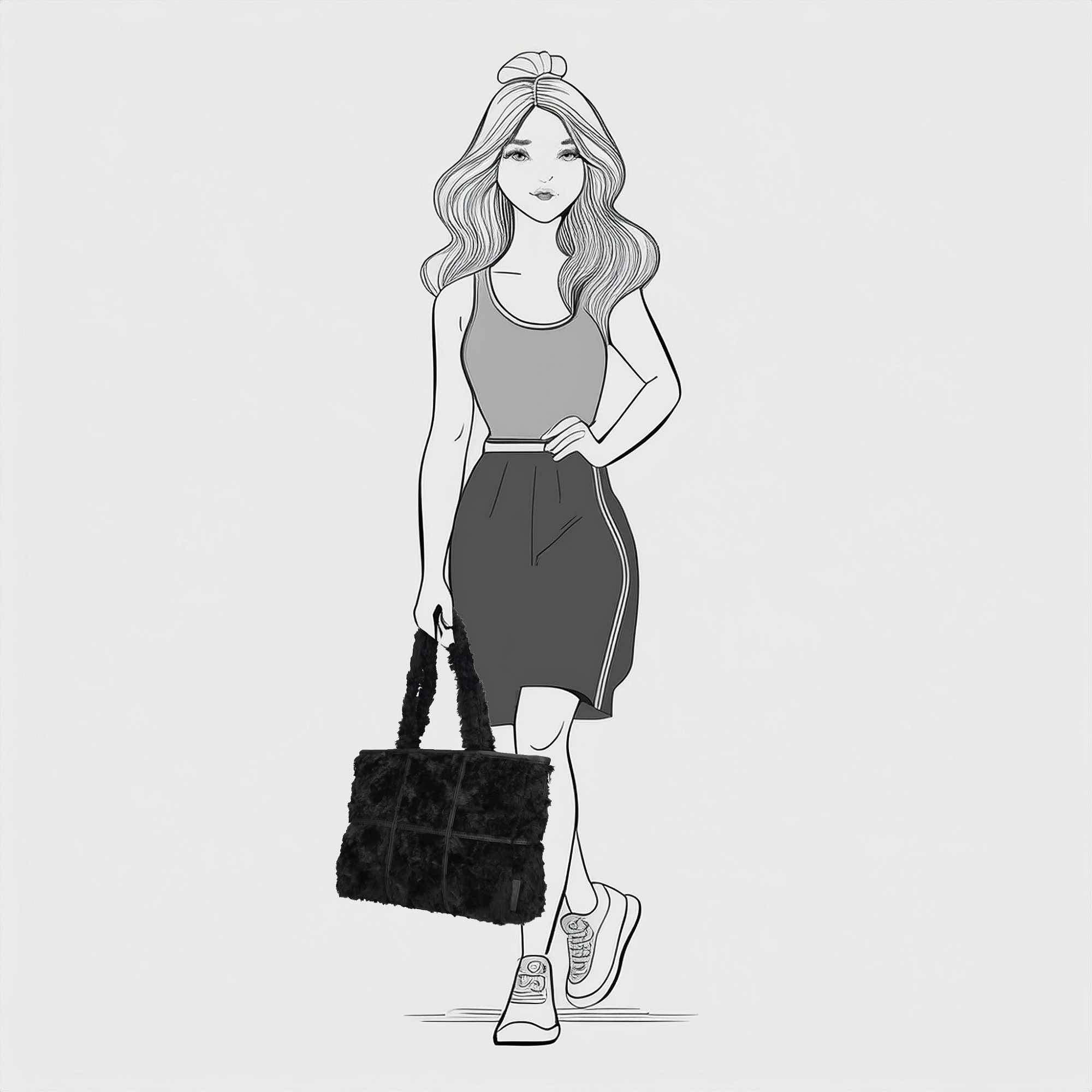 Fay Handtas - Zwart - 65017 - Afbeelding 4