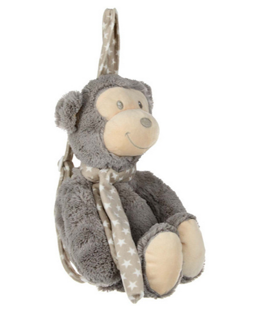 Zachte kinderrugzak met aap - Image 2